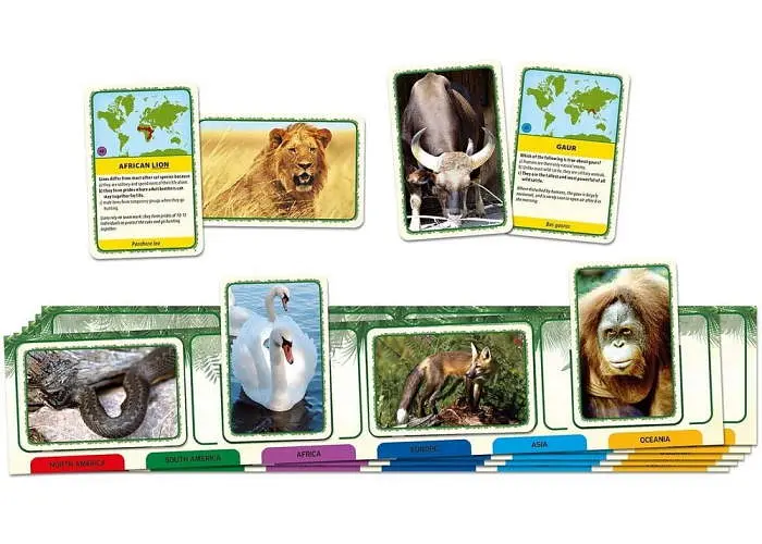 Настільна гра Tactic Тварини світу (Animals of the World) (укр.) (60497) - фото 2