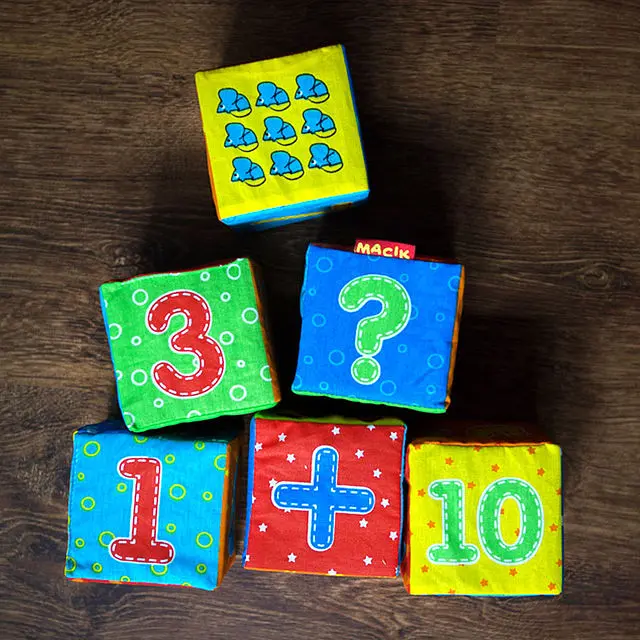 Набор мягких кубиков Масік Цифры (МС 090601-03) - фото 2