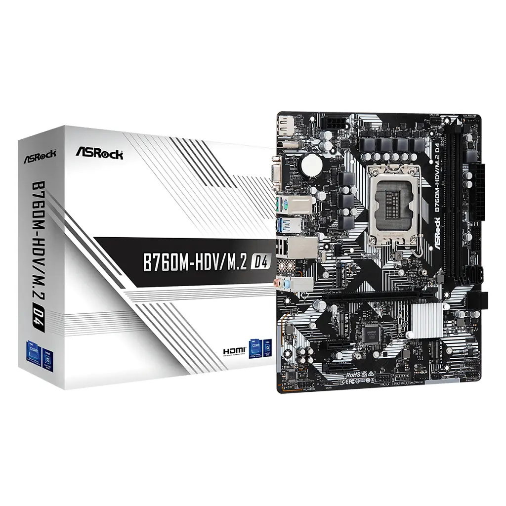 Материнська плата ASRock B760M-HDV/M.2 D4 - фото 5