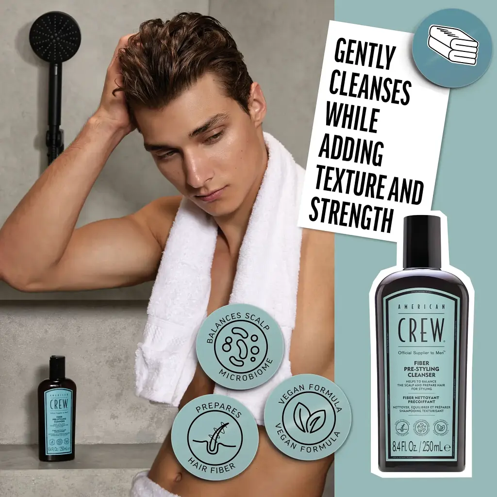 Шампунь для волос American Crew Shampoo Pre-styling Fiber 250 мл - фото 5