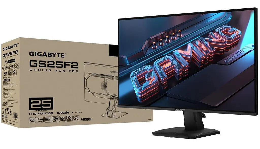 Монітор 24.5" GIGABYTE GS25F2 (GS25F2 EK) 1920x1080 (FullHD) IPS 200 Hz Б/в - фото 11
