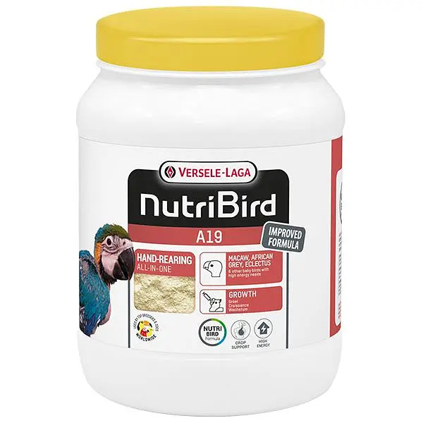 Молоко для пташенят великих папуг Versele-Laga NutriBird A19 Верселе-Лага НУТРІБЕРД A19 800 г (221716)