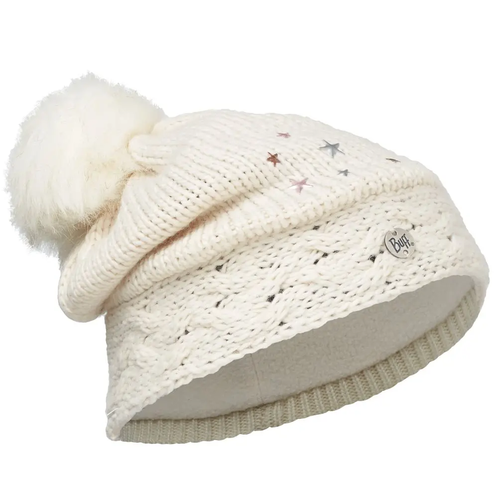 Шапка Buff Junior Knitted & Polar Hat Darsy Starwhite (1033-BU 113528.009.10.00) - фото 2