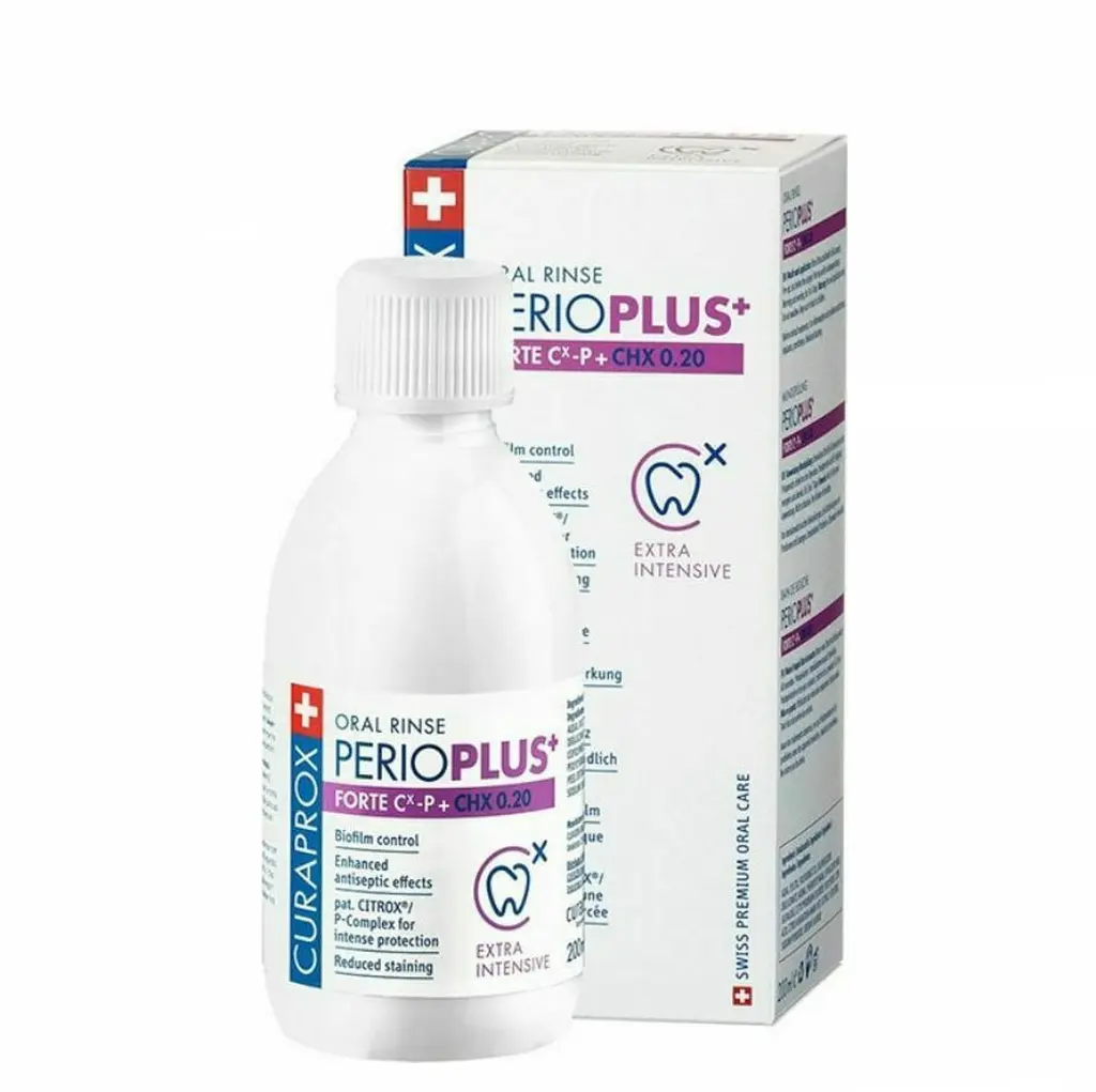 Ополіскувач для ротової порожнини Curaprox Perio Plus Forte CHX (0,2% хлоргексидин) 200 мл - фото 3