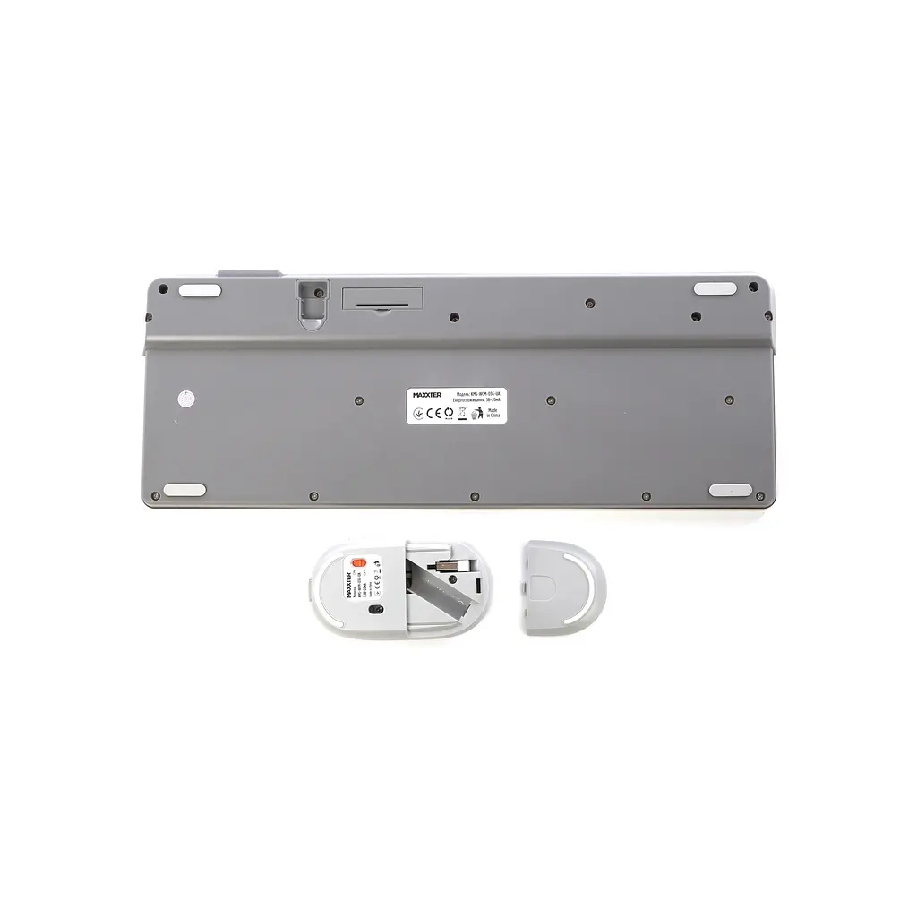 Комплект Maxxter KMS-WCM-03G-UA Wireless Gray/White (KMS-WCM-03G-UA) - фото 4