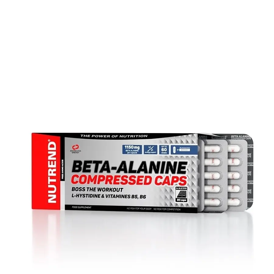 Аминокислота Nutrend Beta-Alanine Compressed, 90 капсул - фото 2