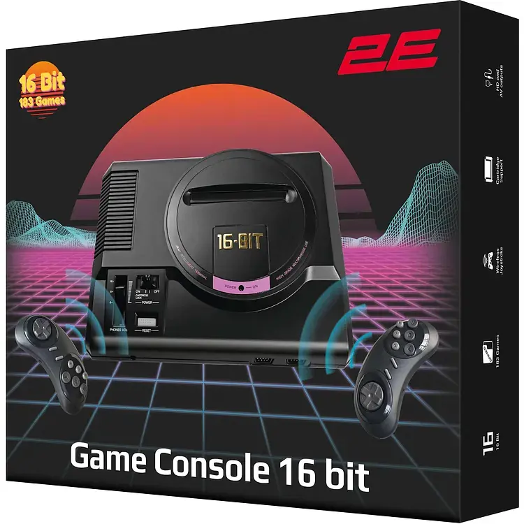 Ігрова консоль 2E 16bit HDMI 2 бездротових геймпада 183 ігор - фото 10