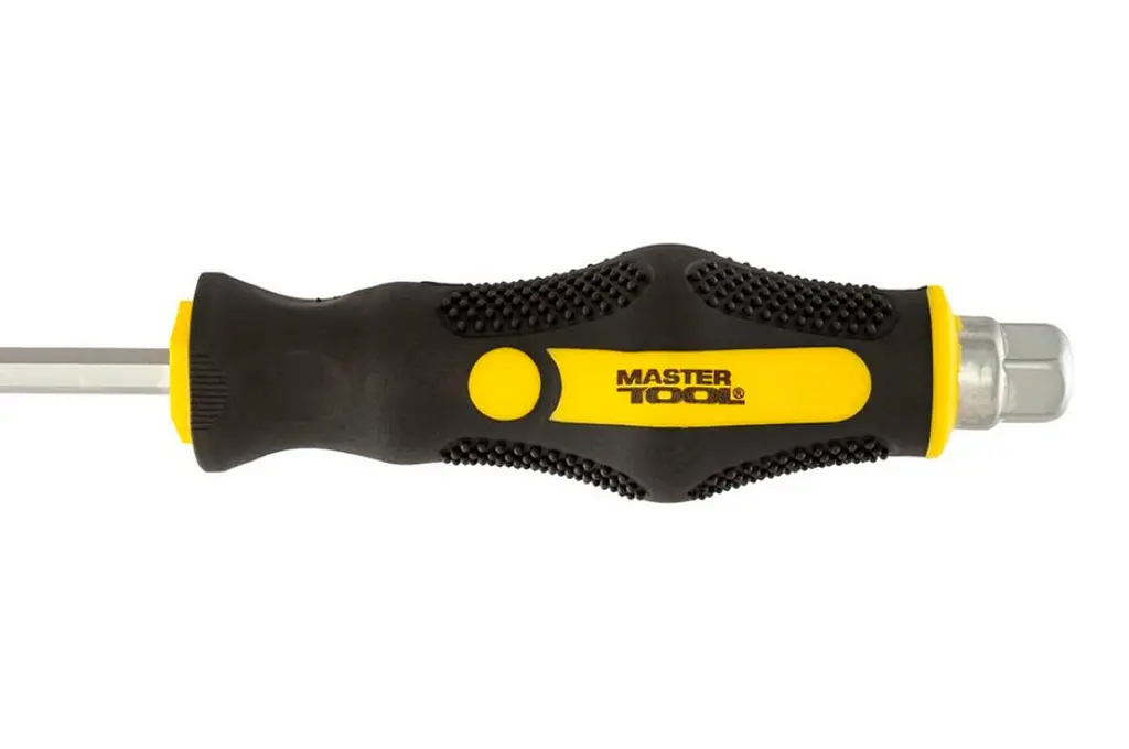 Отвертка ударная плоская шлицевая Mastertool SL6 x 125мм HEX 49-6612 - фото 4