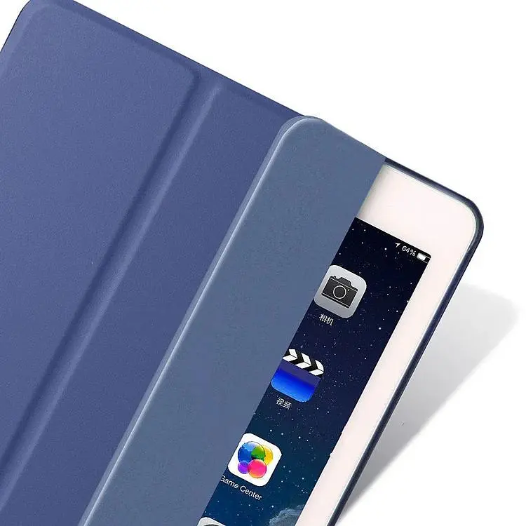 Чохол-книжка BeCover Tri Fold Soft TPU Silicone для Apple iPad 10.2 2019/2020/2021 Deep Blue (706882) - фото 4