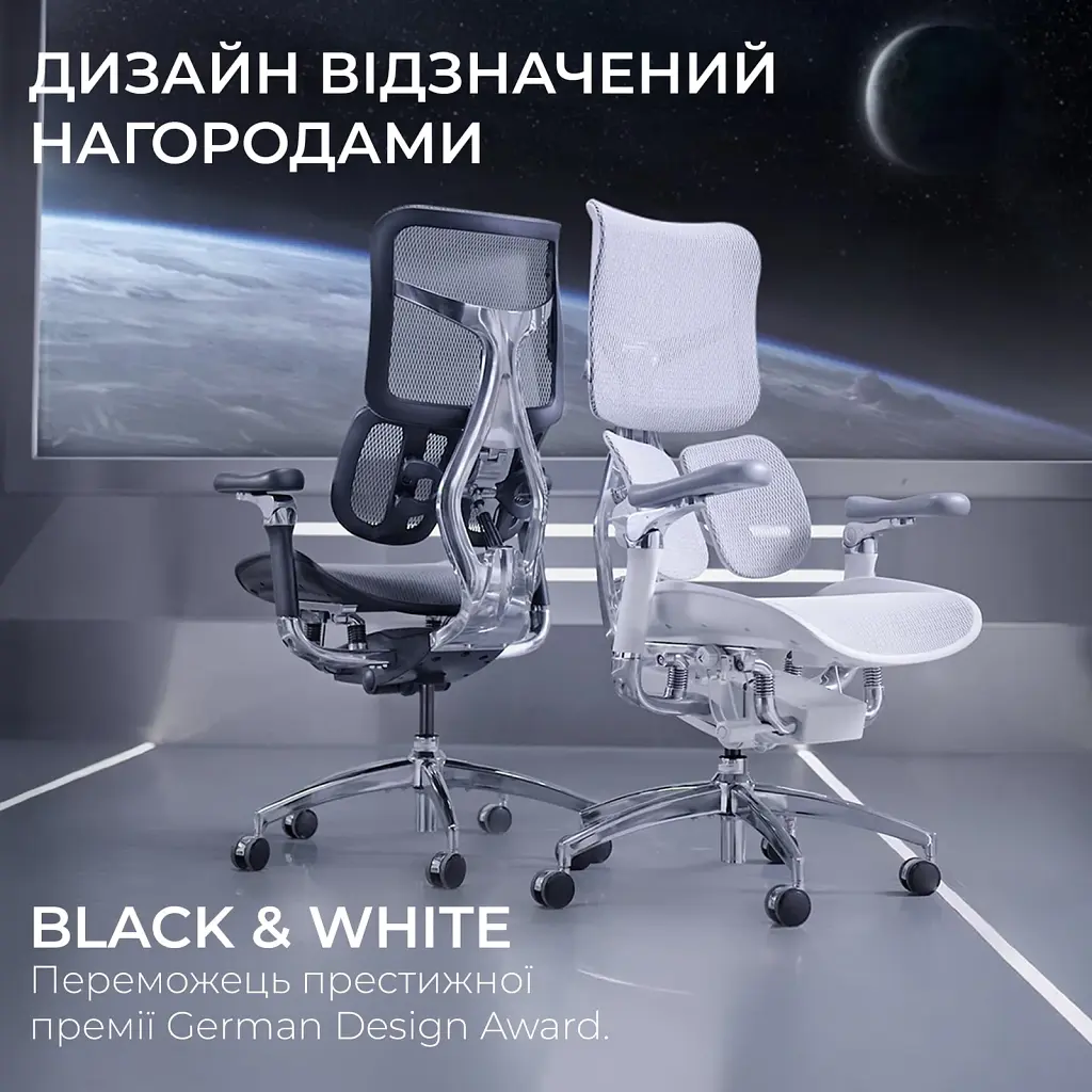 Крісло офісне Sihoo Doro S300 Mesh Light Grey (S300-M202) - фото 6