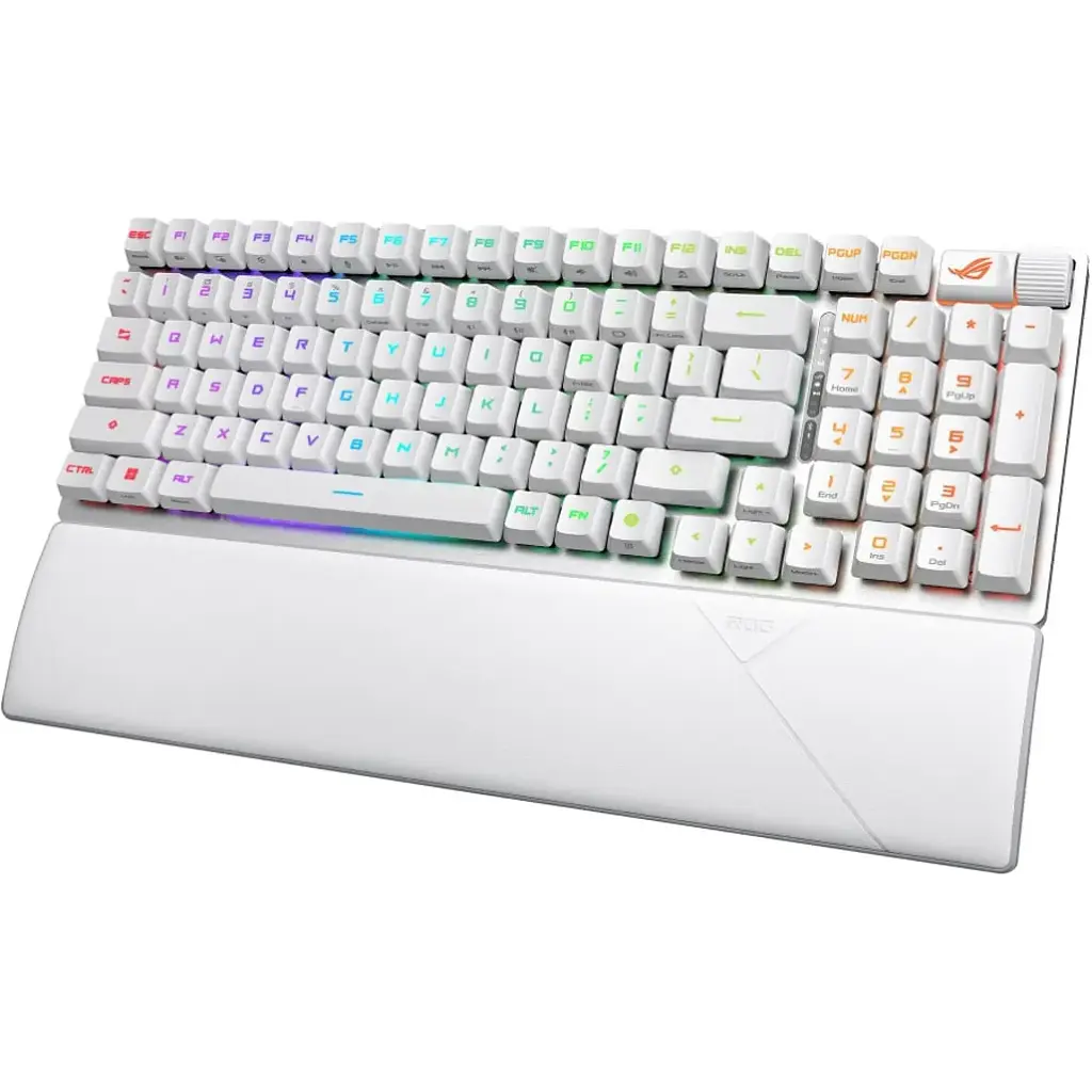 Клавіатура Asus ROG Strix Scope II RX Optical White [90MP03S0-BKUA30] [126947] - фото 5
