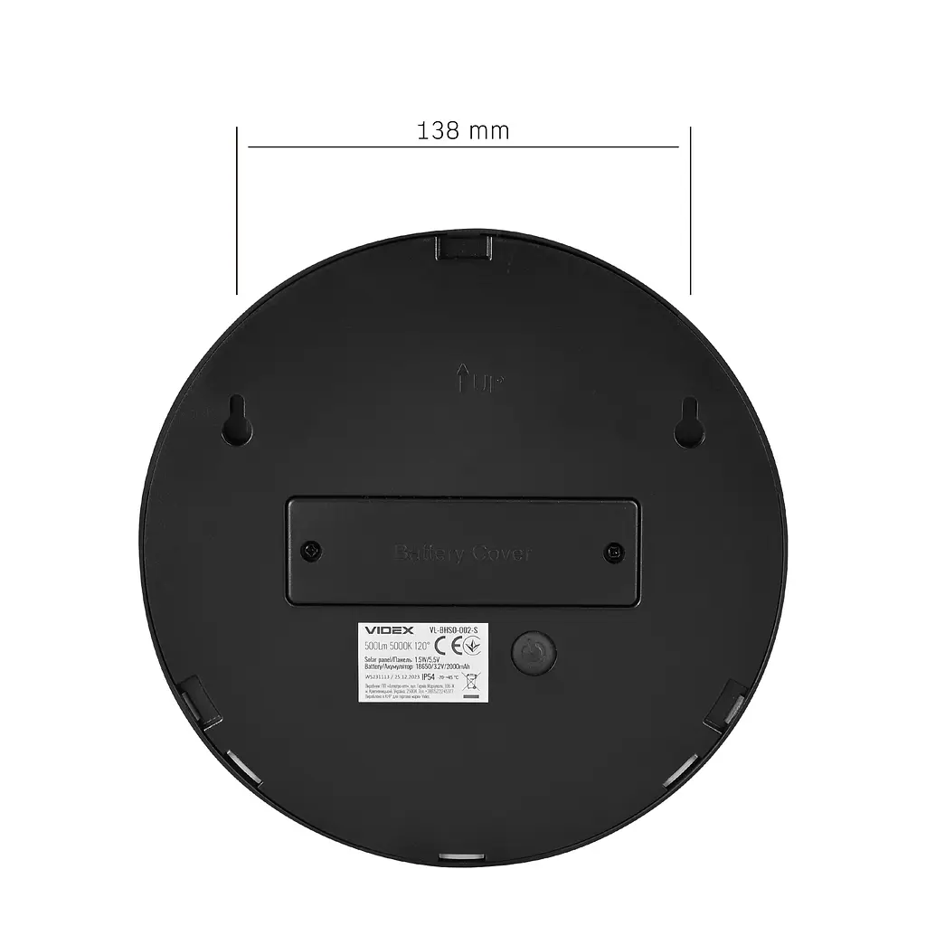 LED світильник автономний настінний Videx VL-BHSO-002-S 5W 500Lm 5000K IP54 (27952-000) - фото 8