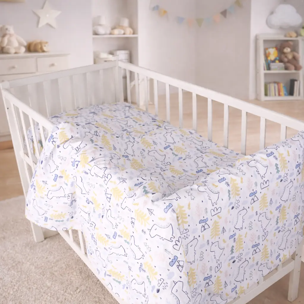 Дитяча постільна білизна MIRSON BABY фланель Dino 110х160см (2200012800836) - фото 12