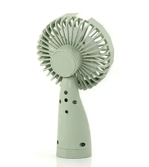Ручной портативный вентилятор Mini Fan 6601 на аккумуляторе с ручкой мини вентилятор - фото 3