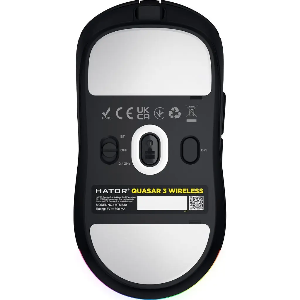 Миша Hator Quasar 3 Wireless Black (HTM730) [127983] - фото 5