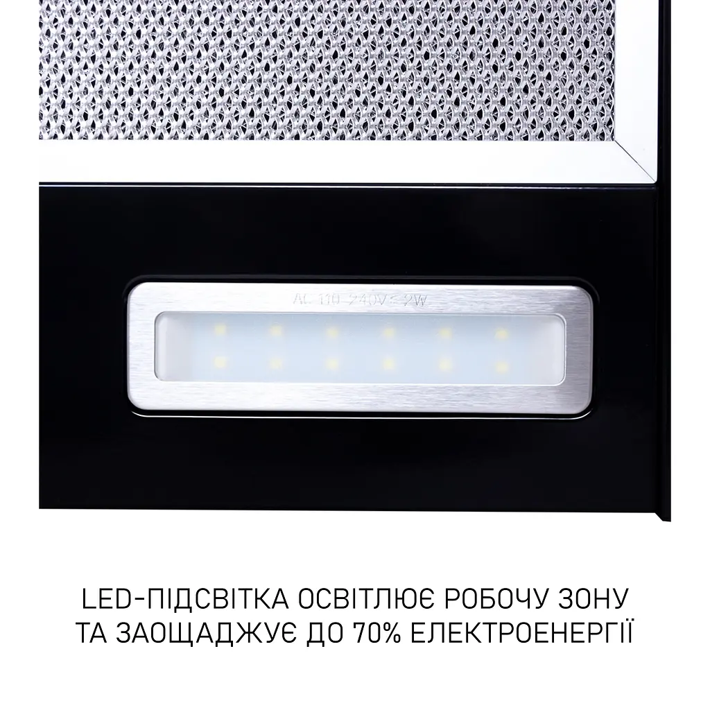 Витяжка телескопічна Minola HTL 6615 BL 1000 LED - фото 8
