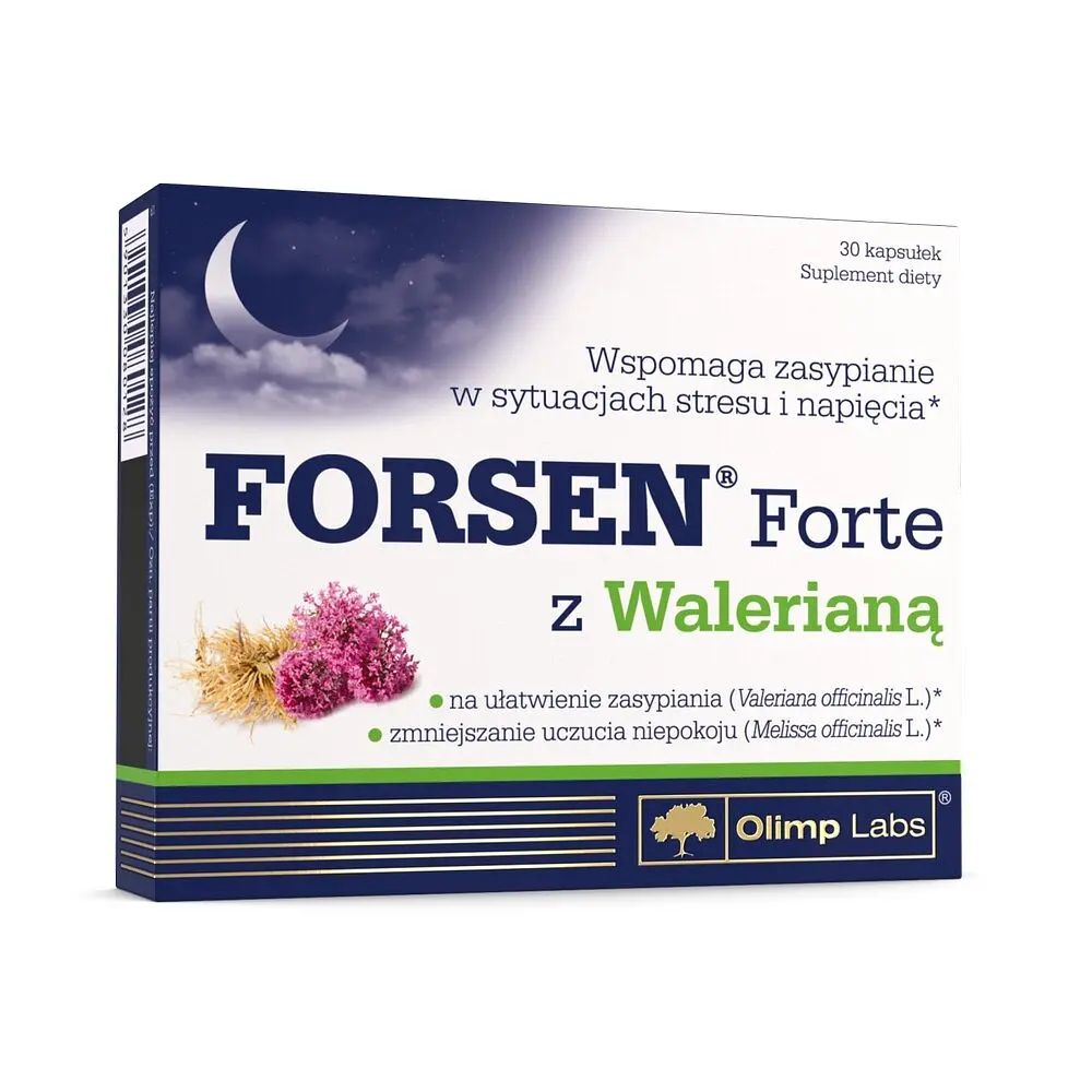Комплекс екстрактів та вітамінів Forsen Forte with Valerian, 30 капсул для гарного сну Olimp Sport Nutrition vit0004247 - фото 2