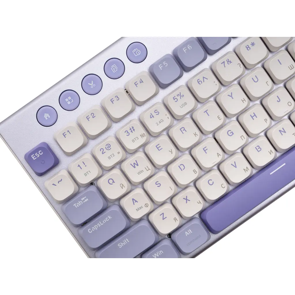 Клавіатура Thunderobot K96 Tri-mode Red Switch UA Purple (6932066308223) - фото 2