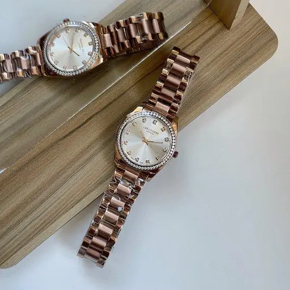Жіночий наручний годинник Lee Cooper Santorini Gold (Золотистий) - фото 5