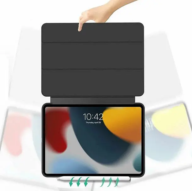 Чохол-книжка BeCover Tri Fold Soft TPU Silicone для Apple iPad Pro Pro 13" M4 2024 Black (711750) - фото 3
