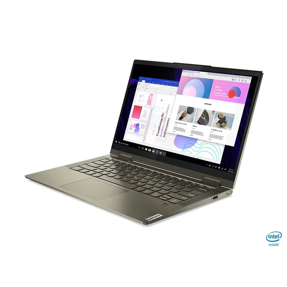 Ноутбук,Lenovo,Yoga 7 14ITL5,82BH005SBM,i5-1135G7 (4-core),8 GB DDR4 3200MHz,verde inchis - фото 2