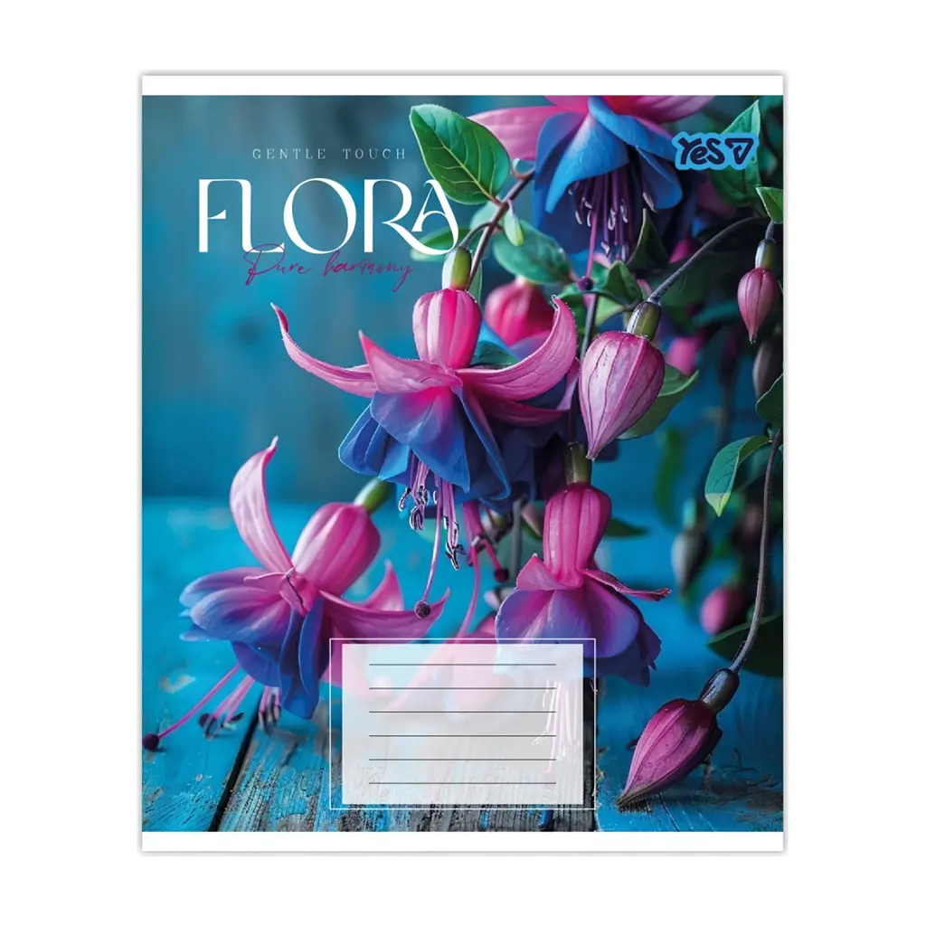 Зошит Yes Flora А5 24 аркушів клітинка (768790), в асортименті - фото 4