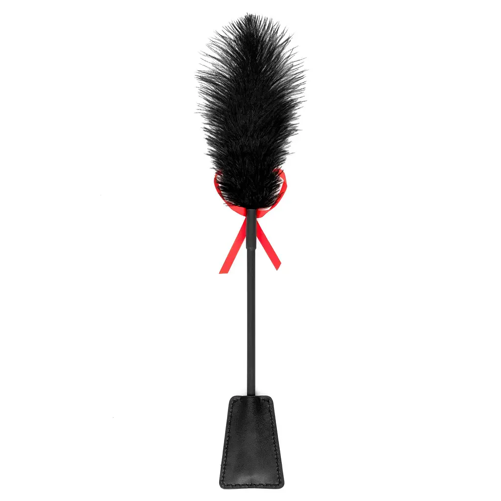 Стек Fetish B-Series Tickler Whip 2.0, 36 см (черный) - фото 6