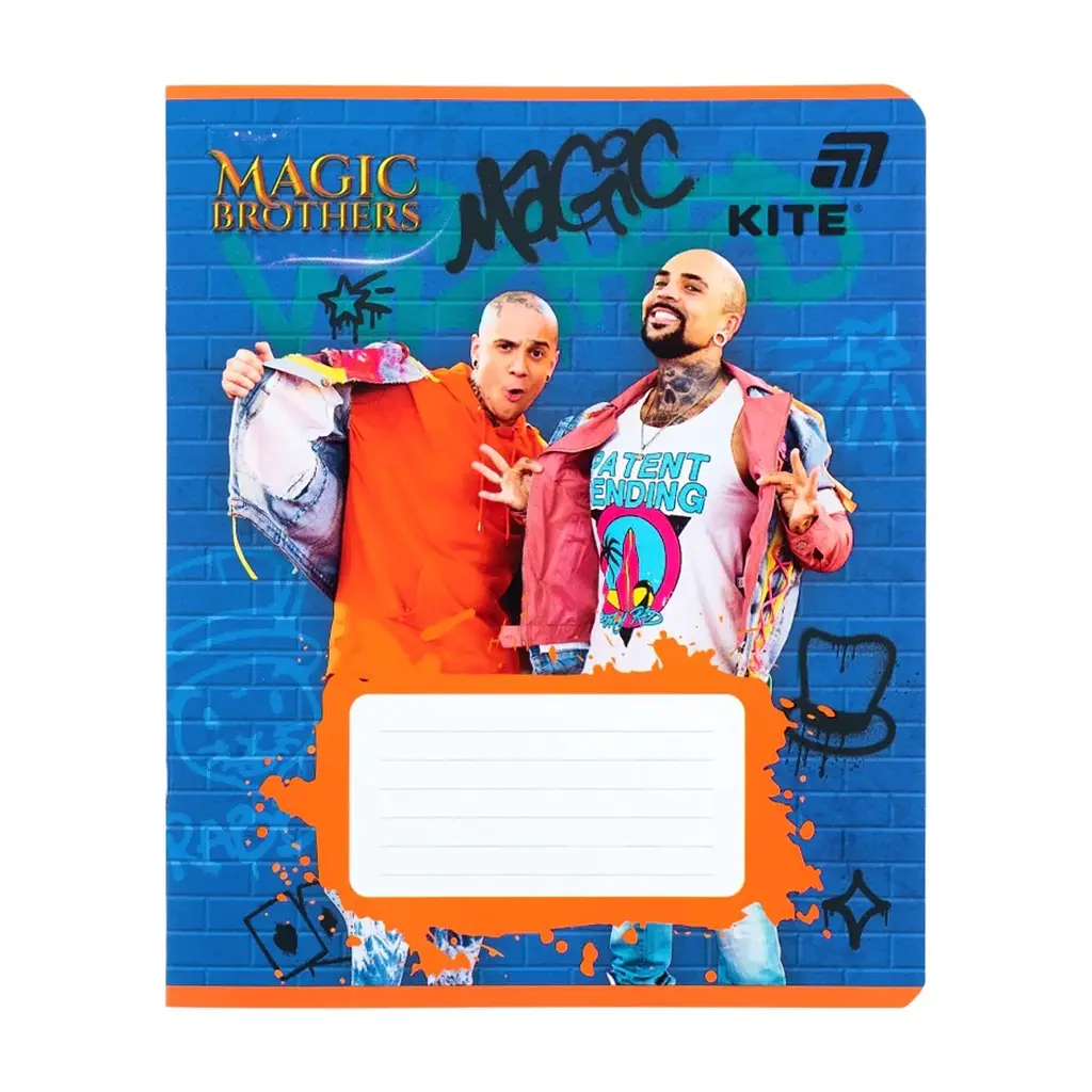 Зошит Kite Magic Brothers, 12 аркушів, лінія (MB26-234), в асортименті - фото 5