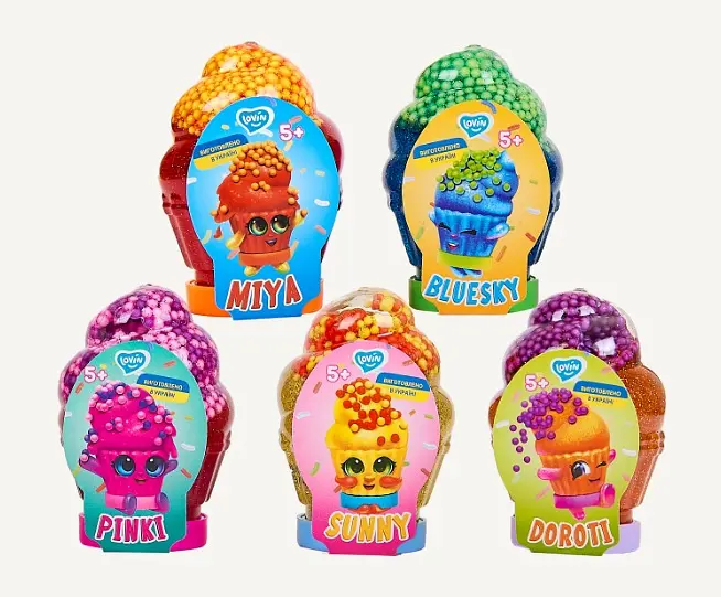 Іграшка-антистрес Cupcake Slime, TM Lovin, Окто, 75 мл - фото 2