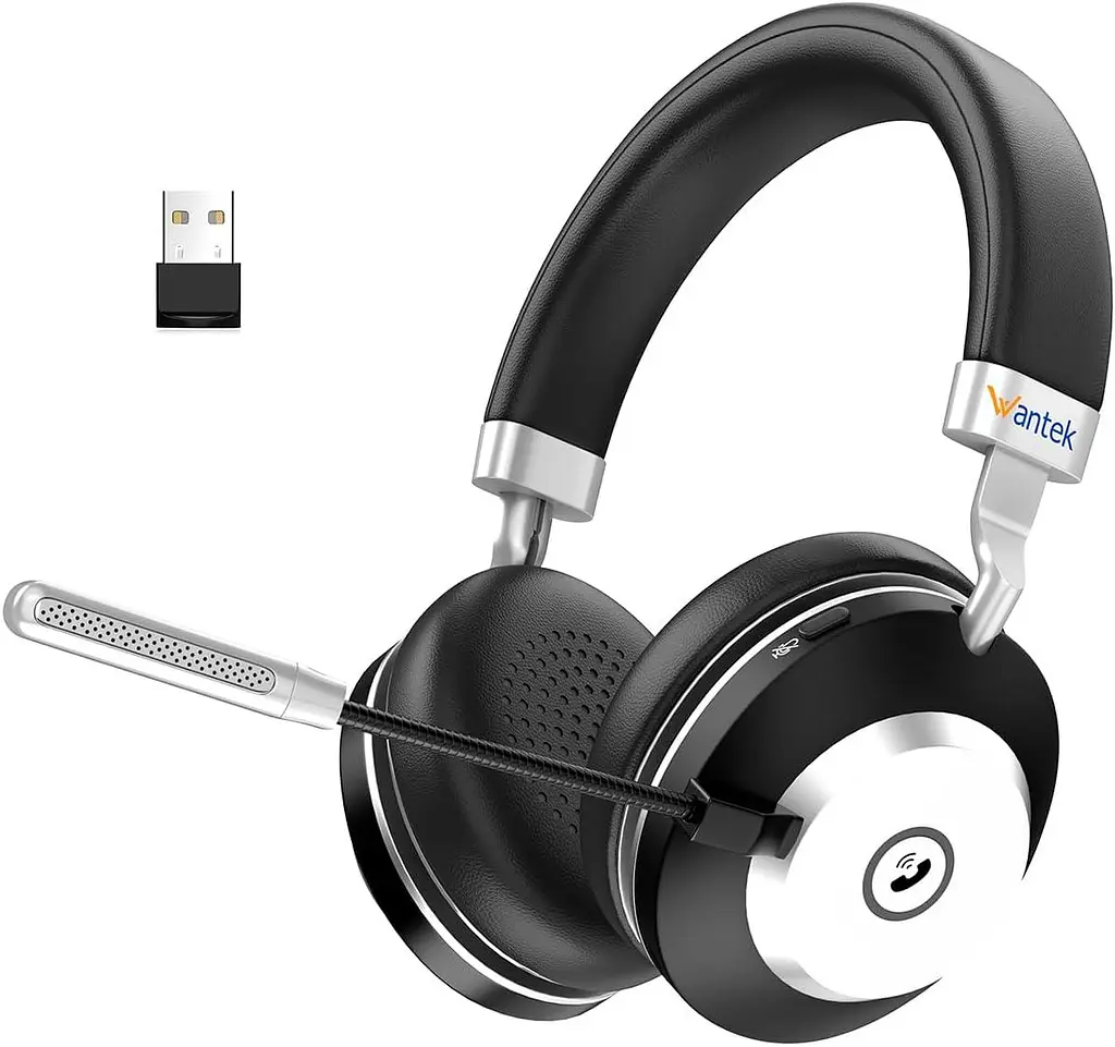 Bluetooth гарнітура Wantek з мікрофоном та USB-адаптером для ПК