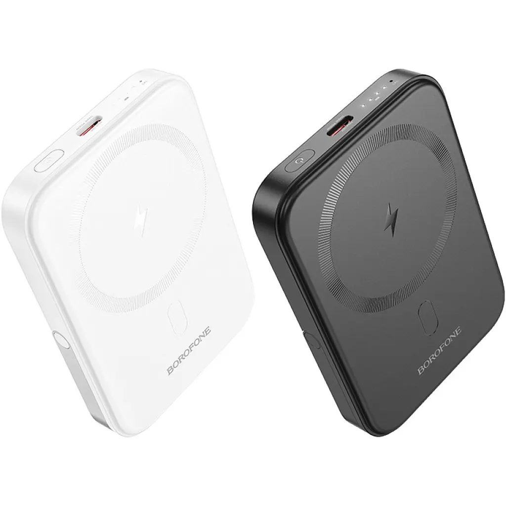 Зовнішній акумулятор Borofone BJ51 Kody Magsafe 5000mAh 20W Black [115764] - фото 5