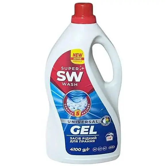 Гель для прання ПУСЯ 4.1л рiдкий SUPER Wash Universal