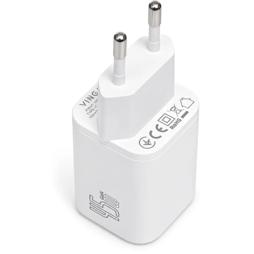 Зарядний пристрій Vinga USB-C PD PPS 45W (VCR45CB) - фото 8
