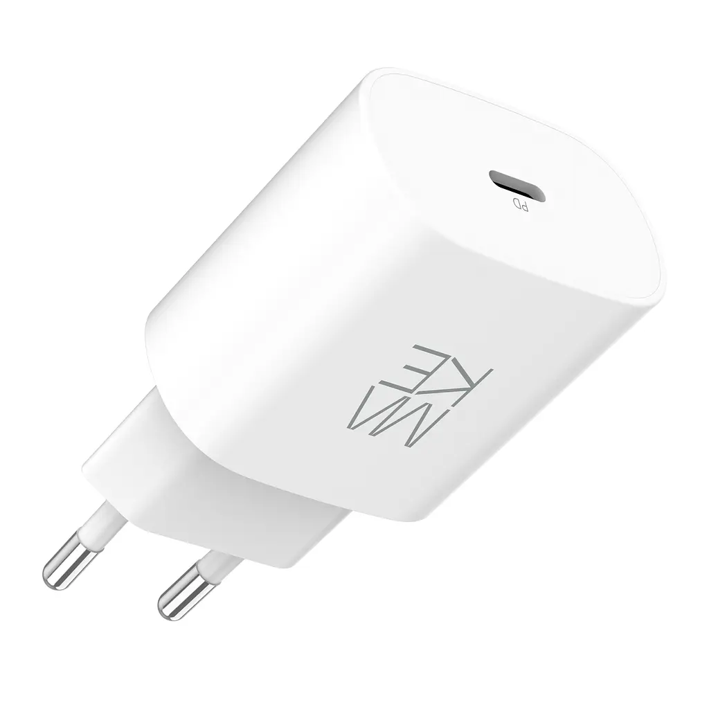 Зарядний пристрій мережевий MAKE 25W GaN3 Mini Type-C PD3.0 White - фото 5