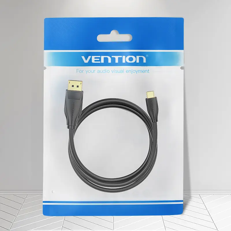 Відеокабель Vention CGYBF USB-C - DisplayPort 8K 60 Гц 1 м чорний (CGYBF) - фото 7