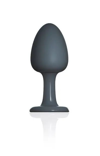 Анальна пробка із зміщеним центром ваги Dorcel Geisha Plug, 7.9х3.2 см, чорний - фото 3