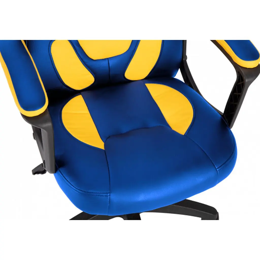Геймерское детское кресло GT Racer X-1414 Blue/Yellow [132243] - фото 6