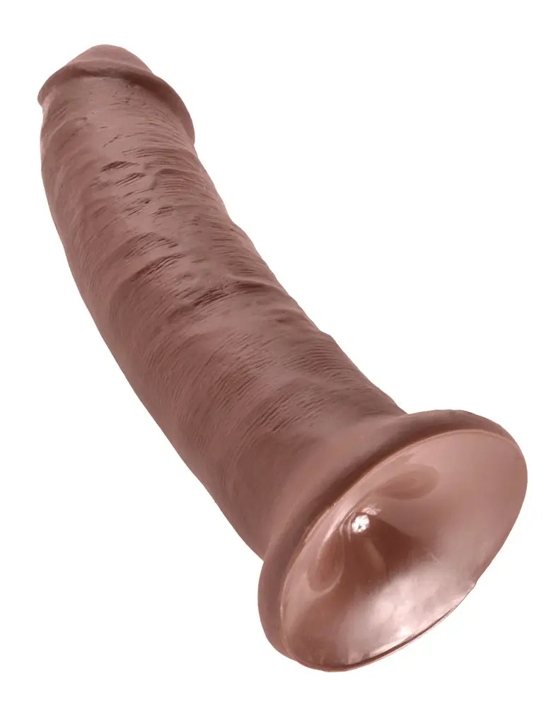 Фалоімітатор King Cock 9" 22.9 см коричневий - фото 5