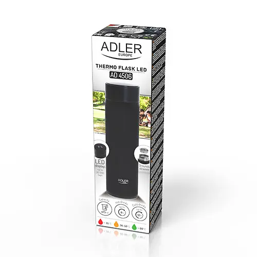 Термос Adler AD 4506 black LED 473 мл - фото 10
