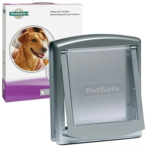 PetSafe Staywell Original дверці для котів і собак середніх порід до 18 кг. сірий 352Х294мм - фото 1