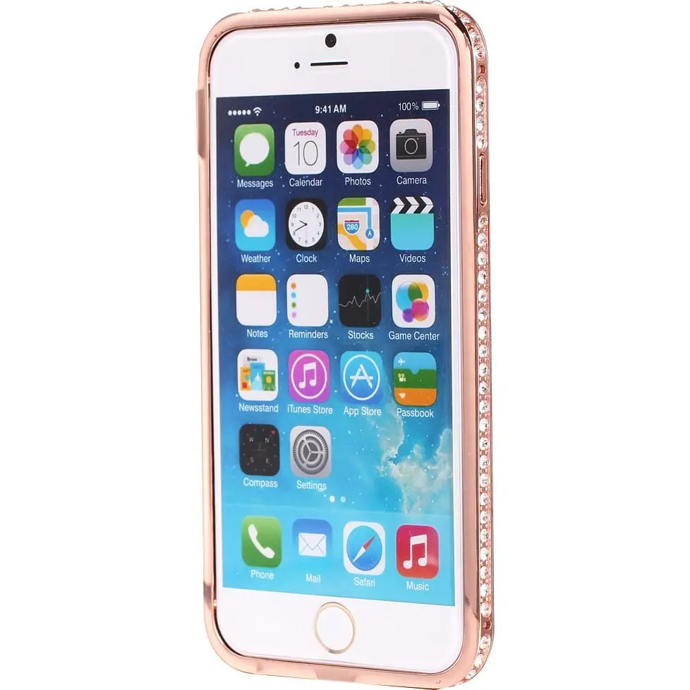 Бампер Shengo SG03 Metal Bumper iPhone 6 Rose Gold - фото 2