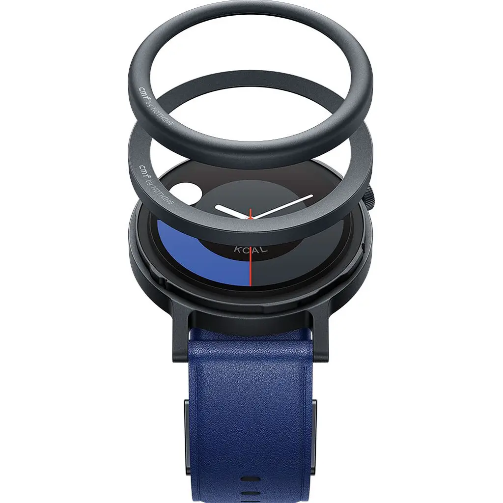 Смарт-годинник CMF by Nothing Watch Pro 2 D398 with Leather Blue Strap [111808] - фото 5