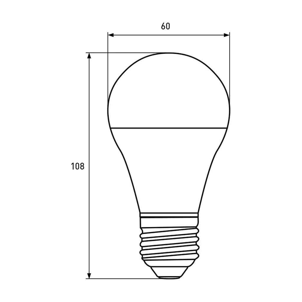Лампочка Eurolamp LED A60 7W E27 4000K 220V акция 1+1 (MLP-LED-A60-07274(E)) - фото 4