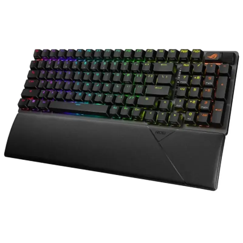 Клавіатура ASUS ROG Strix Scope II X NX Snow V2 ABS USB UA Black (90MP037A-BKMA00) - фото 2