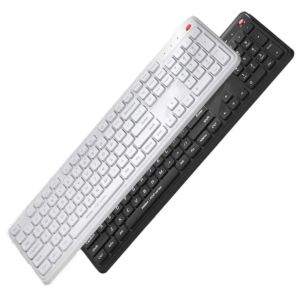 Бездротова клавіатура та миша Xiaomi MiiiW POP Combo Gen 3 (MW24PB03) White - фото 3
