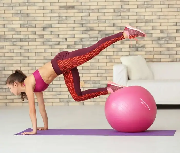 М'яч для фітнесу (фітбол) Power System PS-4018 Ø85 cm PRO Gymball Pink (PS-4018PI-0) - фото 8