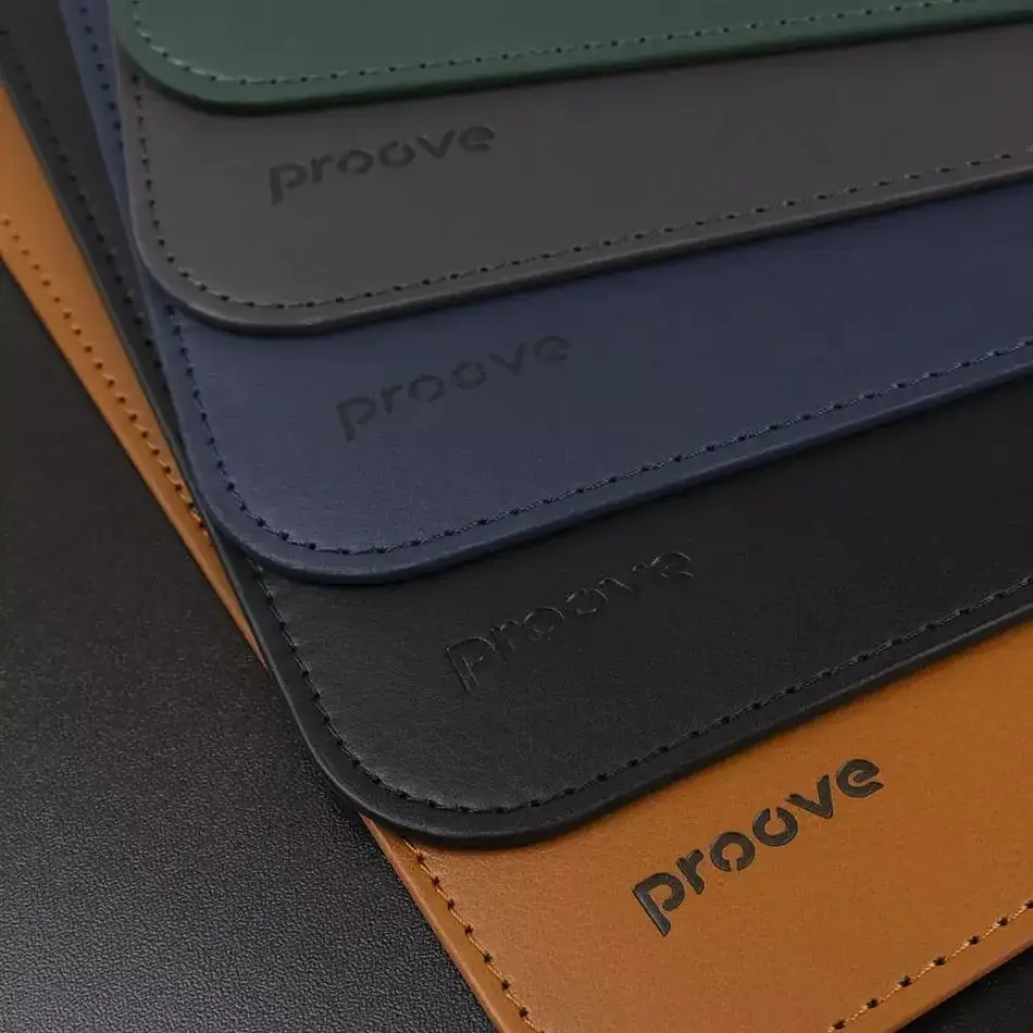 Чехол-конверт Proove для Apple MacBook Air 13" Retina 2018-2019 (A1932) Leather Sleeve (021076) black - фото 4