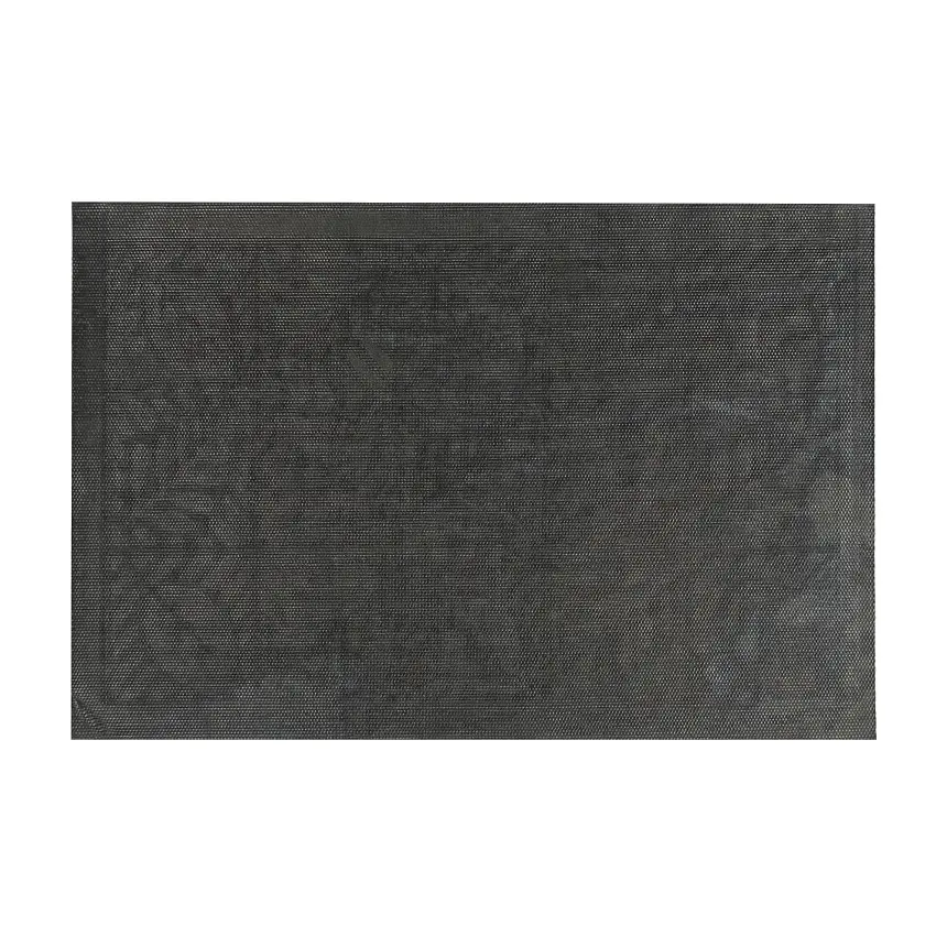 Килимок придверний Eco Fabric Листя без кромки чорний 40 х 60 см (4060-006) - фото 2