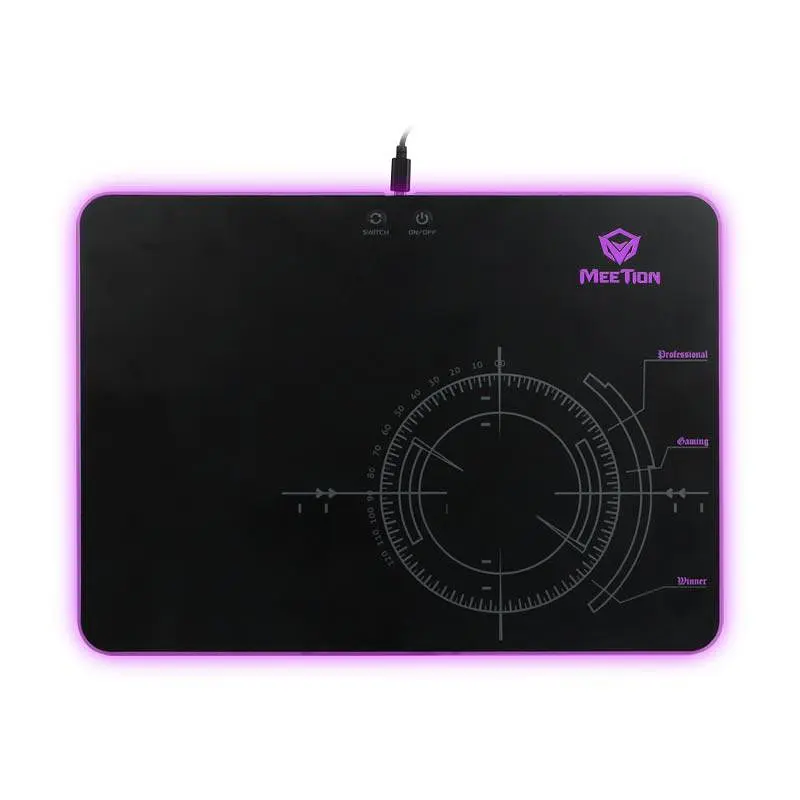 Килимок для миші MeeTion Backlit Gaming Mouse Pad RGB MT-P010 - фото 5