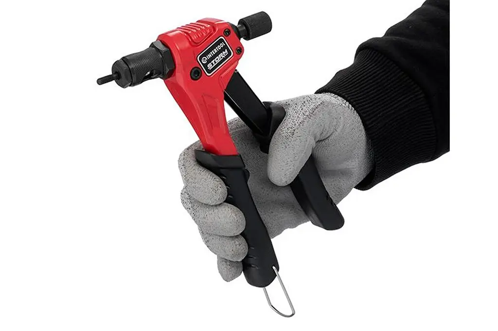 Заклепочник ручний для різьбових заклепок Intertool Storm RT-0019 200 мм М3 x М4 x М5 x М6 - фото 8